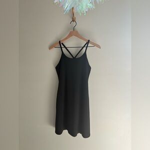 Black Tennis Dress Spandex Built in Bodysuit Size Medium
